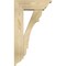 Ekena Millwork Olympic Traditional Rough Sawn Bracket w/ Offset Brace, Douglas Fir, 6"W x 16"D x 28"H BKT0604X16X28OLY01RDF - alternate 2
